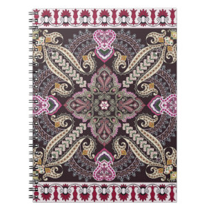 Carnet Coloré vintage mandala motifs sans couture motif
