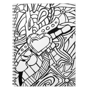 Carnet Colorez-moi trois noirs et blancs