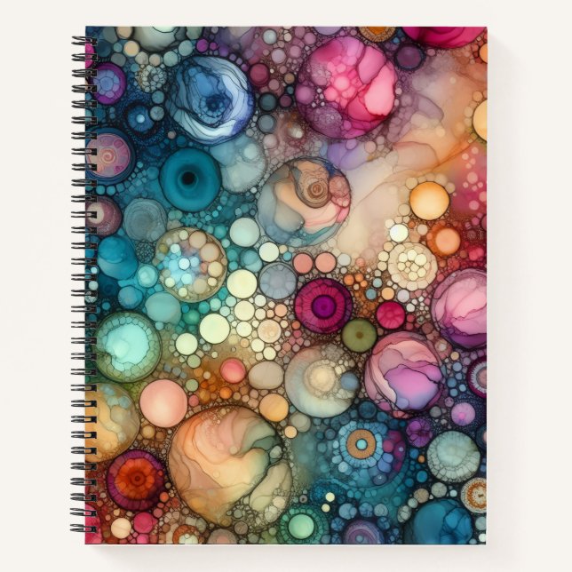 Carnet Colorful Circles Deluxe (Devant)
