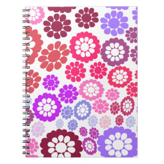 Carnet Colorful Floral Spiral Photo Notebook