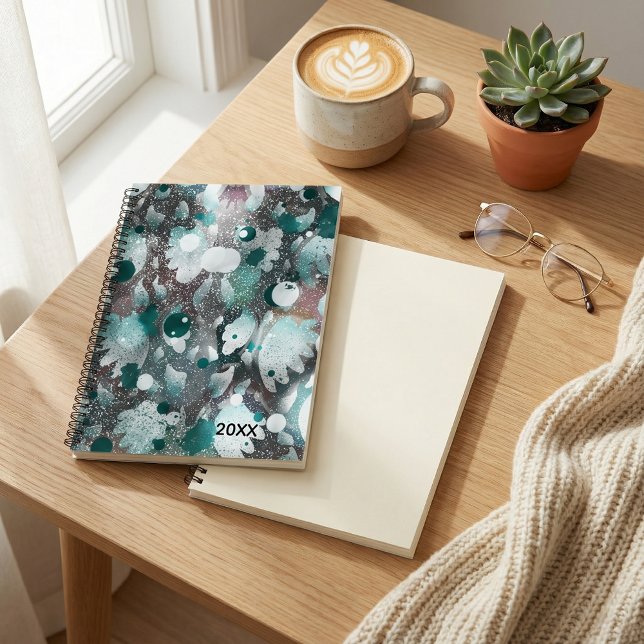 Carnet Colorful geometric abstract contemporary art (Créateur téléchargé)