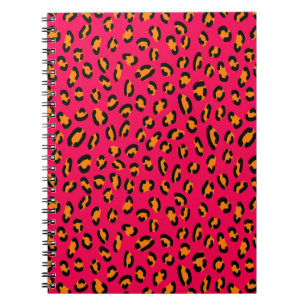 Carnet Colorful jaguar skin seamless pattern, animal art.