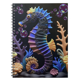 Carnet  Colorful Seahorse