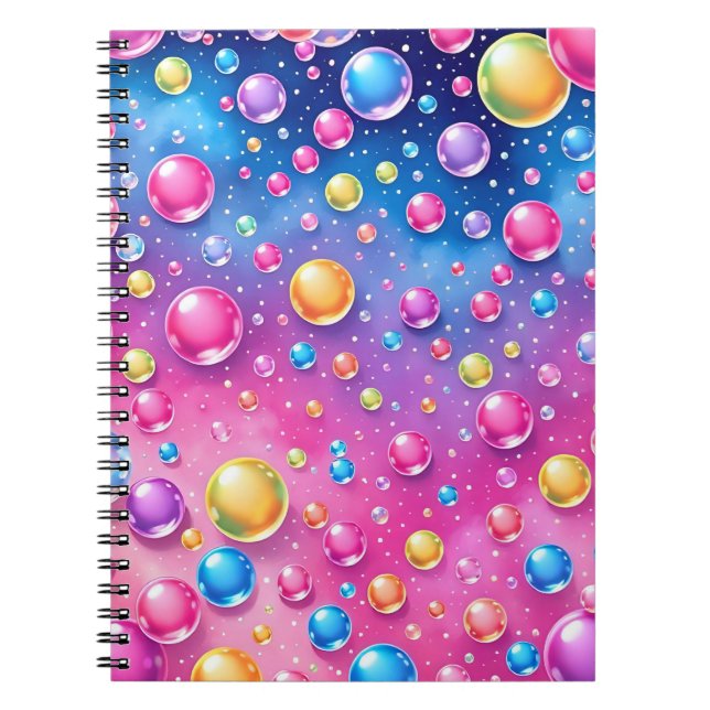 Carnet Colourful bubble notebook  (Devant)