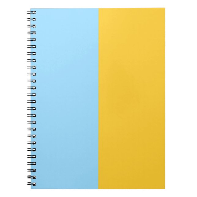 Carnet Columbia Blue and Gold PERTOM (Devant)