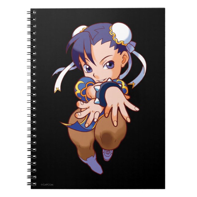Carnet Combattant Chun-Li de poche (Devant)