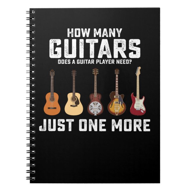 Carnet Combien de guitares un guitariste a-t-il besoin Ju (Devant)