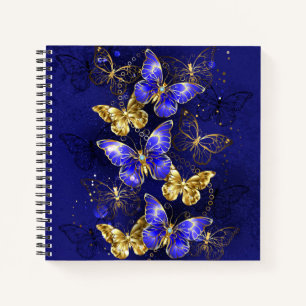 Carnet Composition avec papillons Sapphire