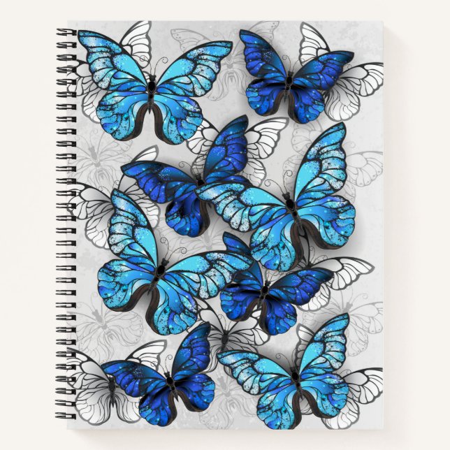 Carnet Composition des White and Blue Butterflies (Devant)