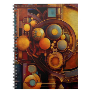 Carnet Composition d'Orbe Mécanique Steampunk