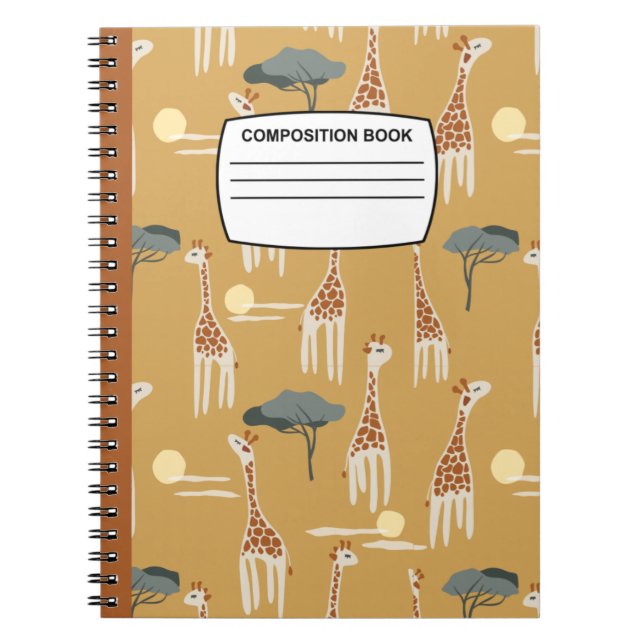Carnet Composition en girafe (Devant)