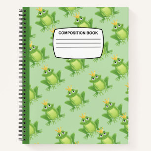 Carnet Composition en spirale de grenouilles sans joint