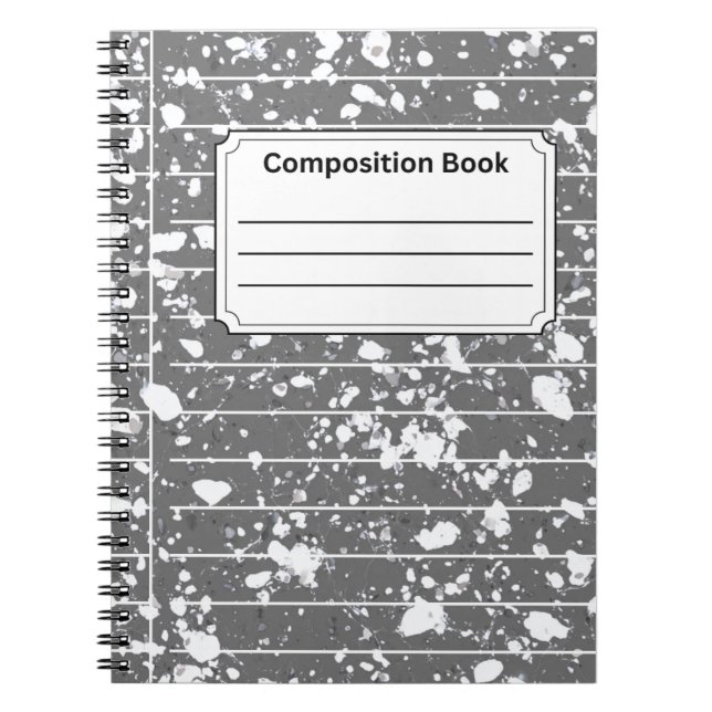 Carnet Composition grise (Devant)