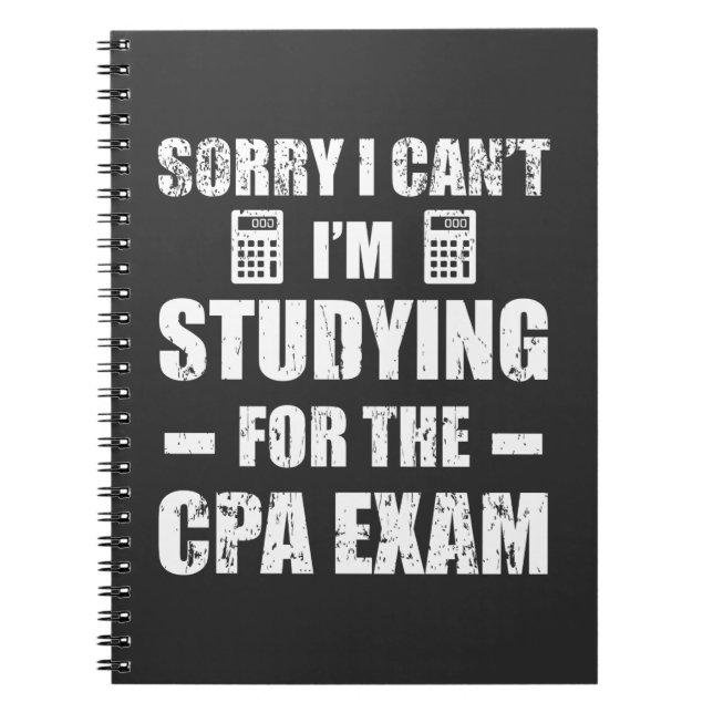 Carnet Comptable amusant Examen CPA Étudier la comptabili (Devant)