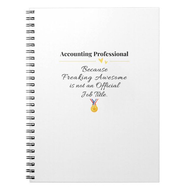 Carnet Comptable Professionnel (Devant)