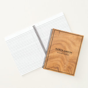 Carnet Conception Abstraite en bois