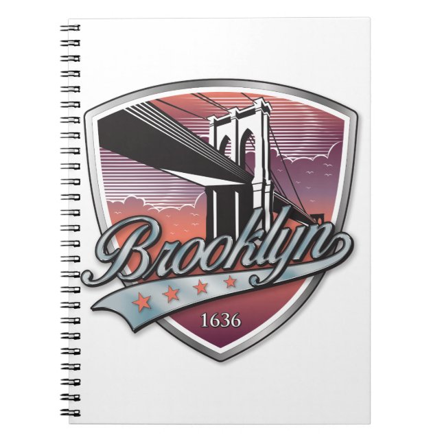 Carnet Conception argent de Brooklyn (Devant)