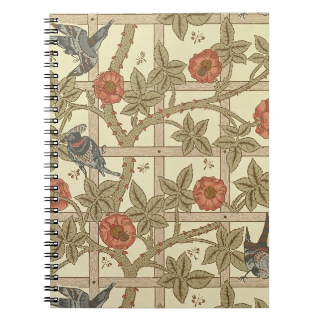 Carnet Conception bleue et orange de papier peint de (Devant)