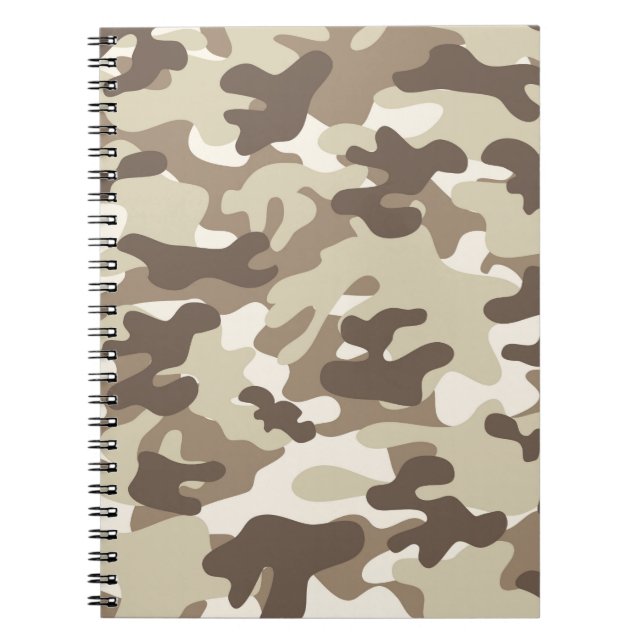Carnet Conception Camo Brown (Devant)