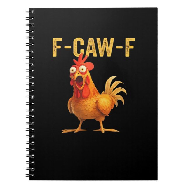 Carnet Conception créative et décontractée Funny F Caw F  (Devant)