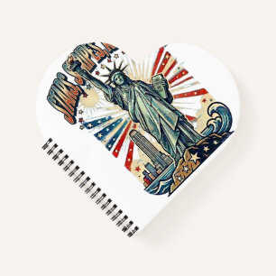Carnet Conception d'art pour la liberté patriotique