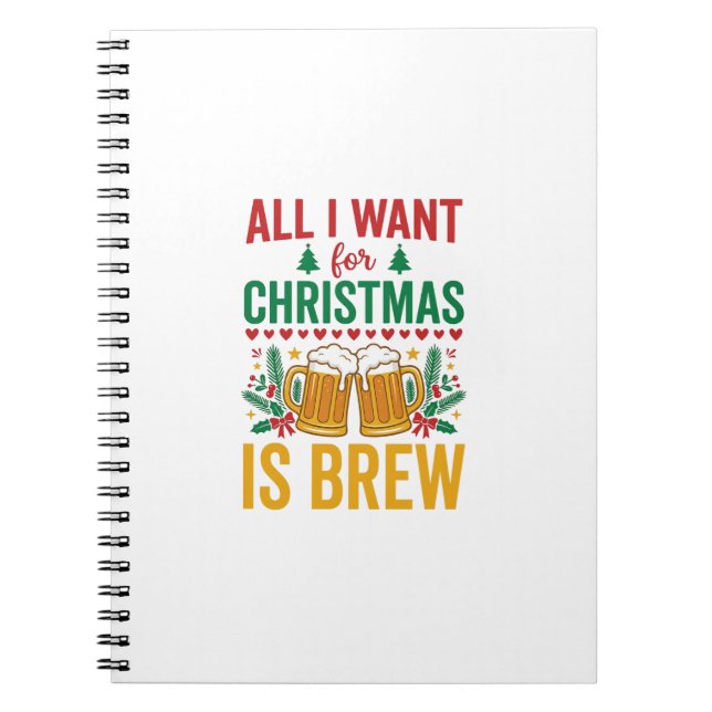 Carnet Conception de boisson de vacances Christmas Brew (Devant)