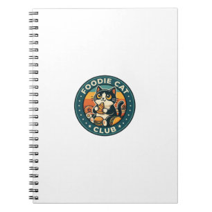Carnet Conception de chat de nourriture Chaton mignon - C