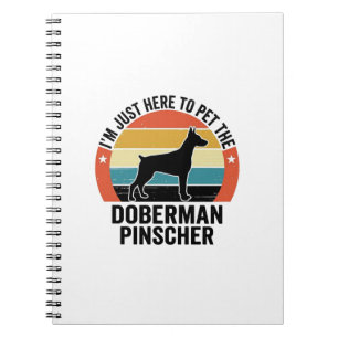 Carnet Conception de chemise pour amateur de chien Doberm