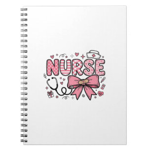Carnet Conception de chemise vectorielle Cute Nurse Bow H