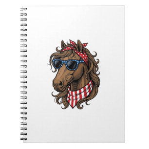 Carnet Conception de chemise vectorielle de tête de cheva