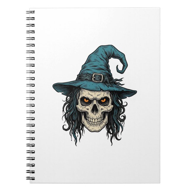 Carnet Conception de chemise vectorielle Halloween crâne  (Devant)