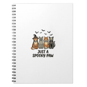 Carnet Conception de chemise vintage pour chats Halloween