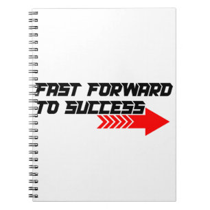 Carnet Conception de citation de motivation rouge gras en