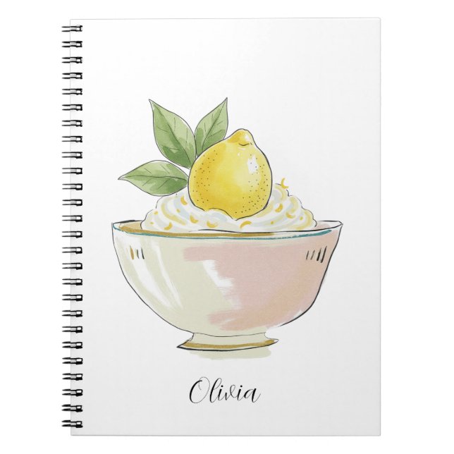 Carnet Conception de citron (Devant)