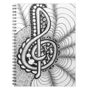 Carnet Conception de clef triple de mélomanes