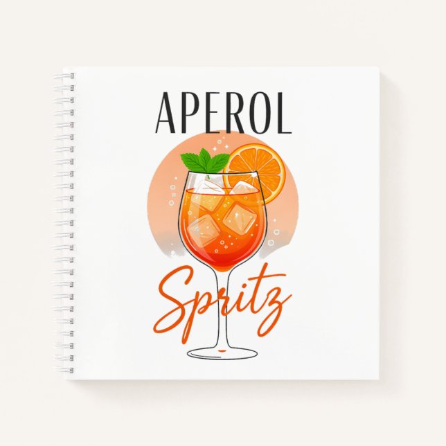 Carnet Conception de cocktail Aperol Spritz (Devant)