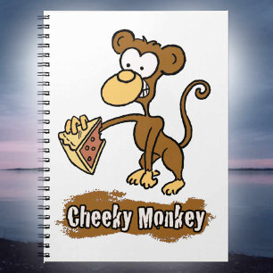 Carnet Conception de dessin de singe Cheeky