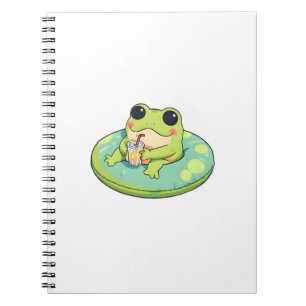Carnet Conception de grenouille chibi mignonne pour une j