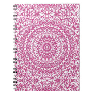 Carnet Conception de kaléidoscope de rose de mandala de