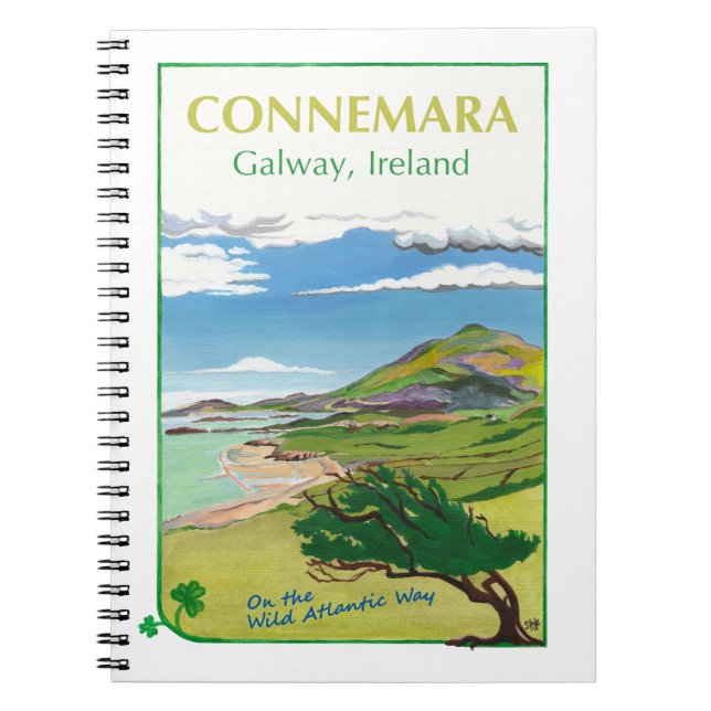 Carnet Conception de l'affiche de voyage du Connem (Devant)