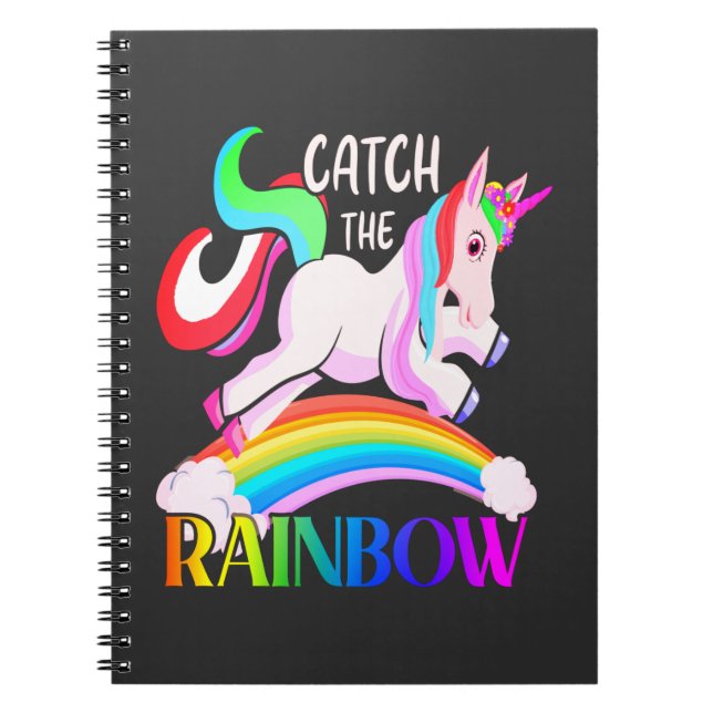 Carnet Conception de licorne arc-en-ciel Catch (Devant)