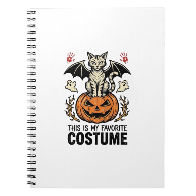 Carnet Conception de maillot de costume de chat de citrou (Devant)