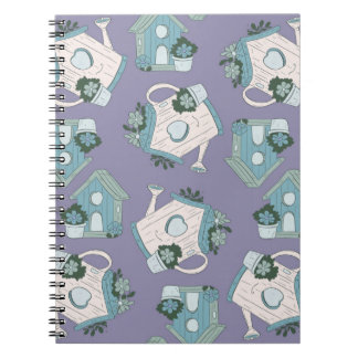 Carnet Conception de maison d'oiseau violet