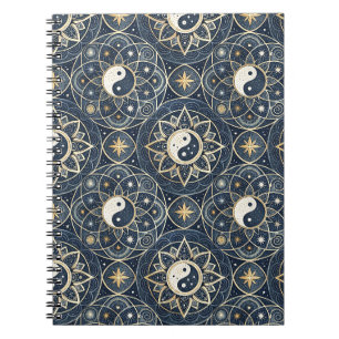 Carnet Conception de Mandala d'Harmonie Céleste Yin Yang