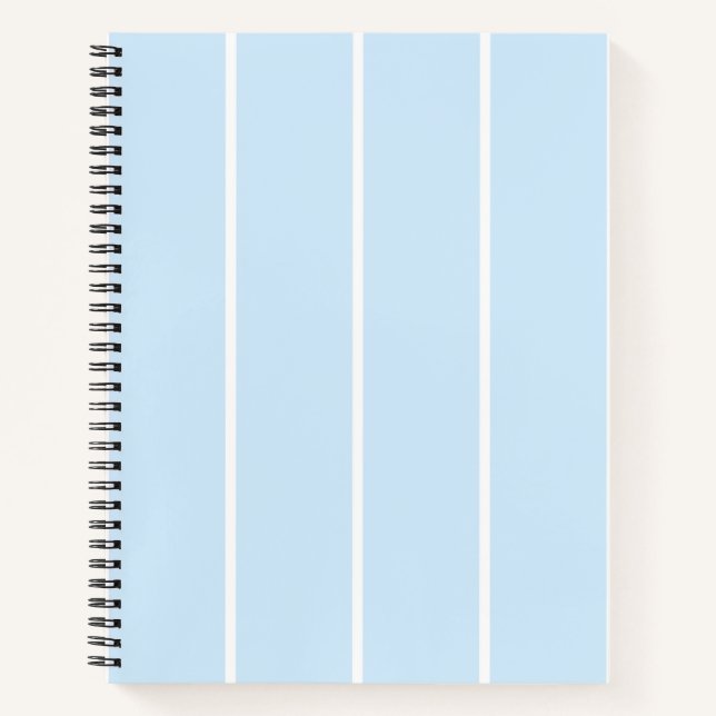 Carnet Conception de motif à rayures verticales de couleu (Devant)