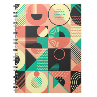 Carnet Conception de Motif géométrique rétro