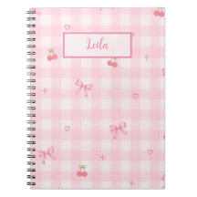 Conception de nom de script à nœud cerise en vichy