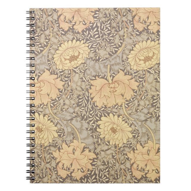Carnet Conception de papier peint de "chrysanthème", 1876 (Devant)