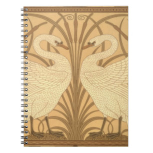 Carnet Conception de papier peint de cygne