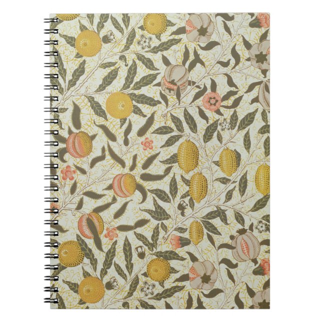 Carnet Conception de papier peint de fruit ou de grenade (Devant)